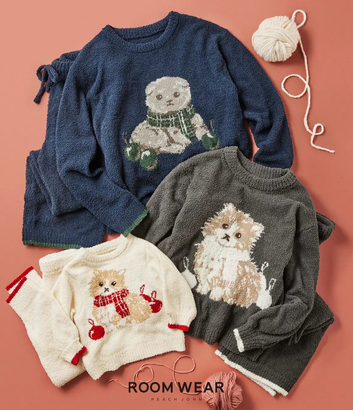 Calling All Cat Lovers! Peach John Releases Adorable Cat-Themed Fuzzy Loungewear