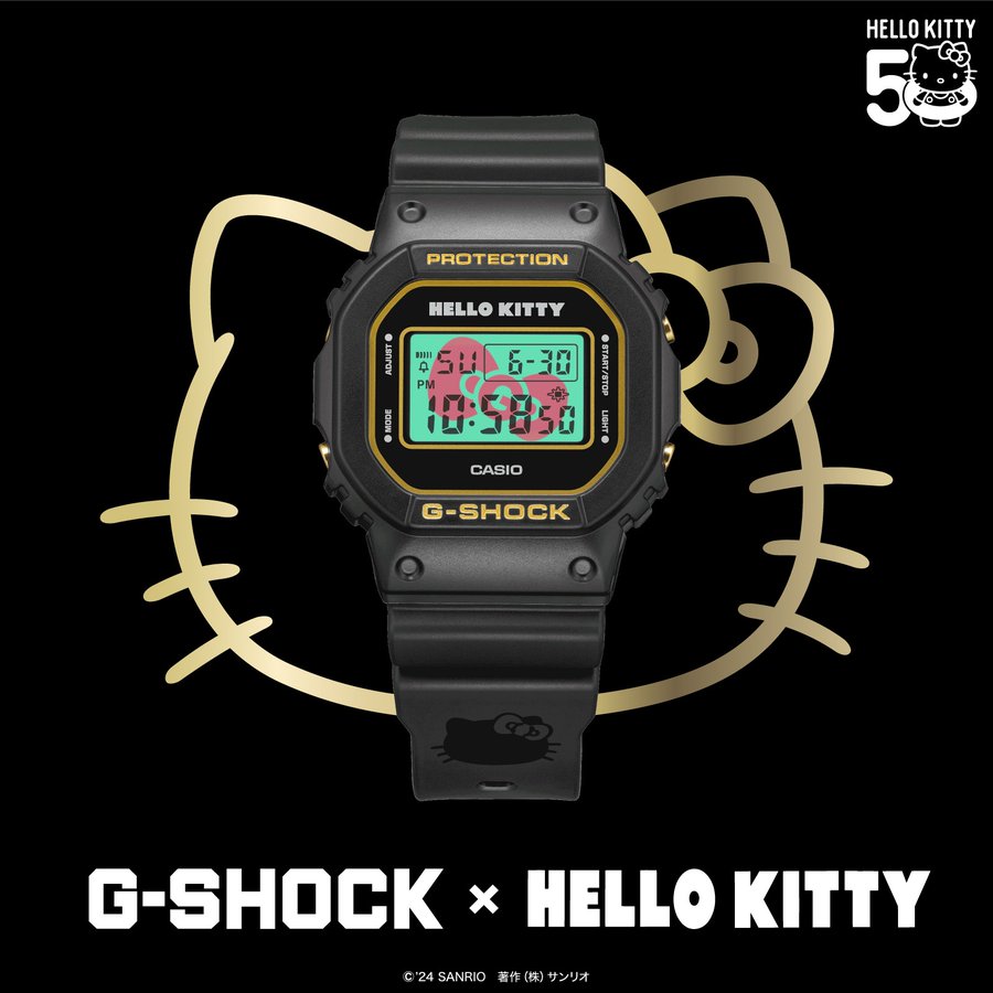 CASIO G-SHOCK x Hello Kitty 50th Anniversary Limited Edition Model