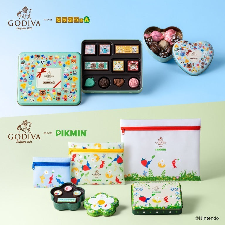 GODIVA Meets Nintendo: Valentine’s Chocolates Featuring Pikmin and Animal Crossing!