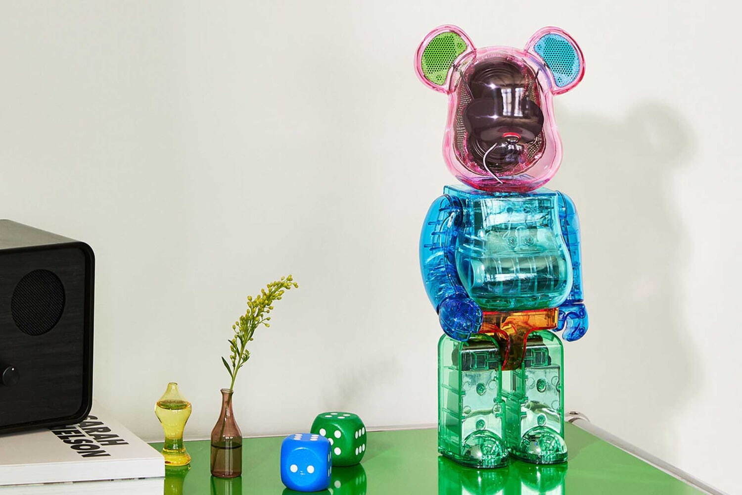 BE@RBRICK AUDIO Color Block 400% Portable Bluetooth Speaker by MoMA Design Store!