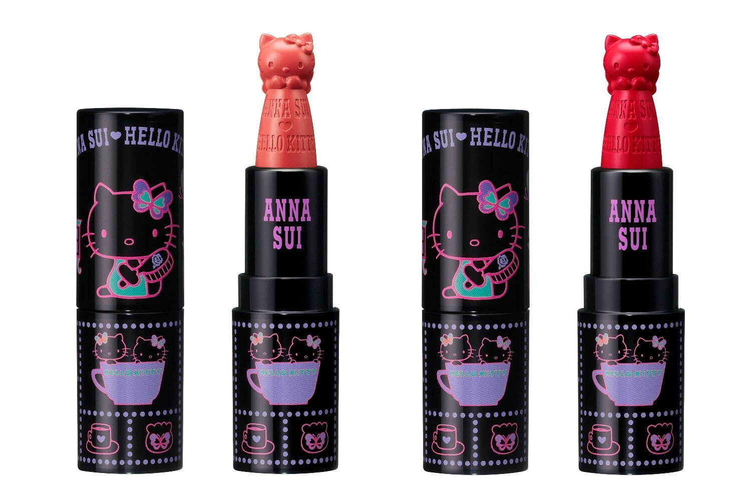 Kitty-Shaped Lipsticks Take the Spotlight: ANNA SUI x Hello Kitty Collab