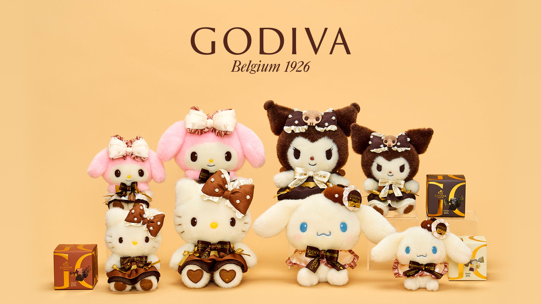 GODIVA x Sanrio 2025 Adorable Chocolate & Plushie Sets Available!